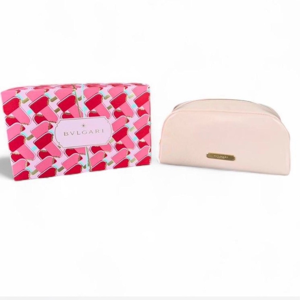 GWP Bulgari Parfums Pink Cosmetic Bag